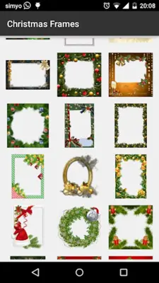 Christmas Frames android App screenshot 2